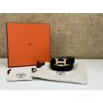 HERMES MINI CONSTANCE BUCKLE & REVERSIBLE LEATHER BELT [NEW]